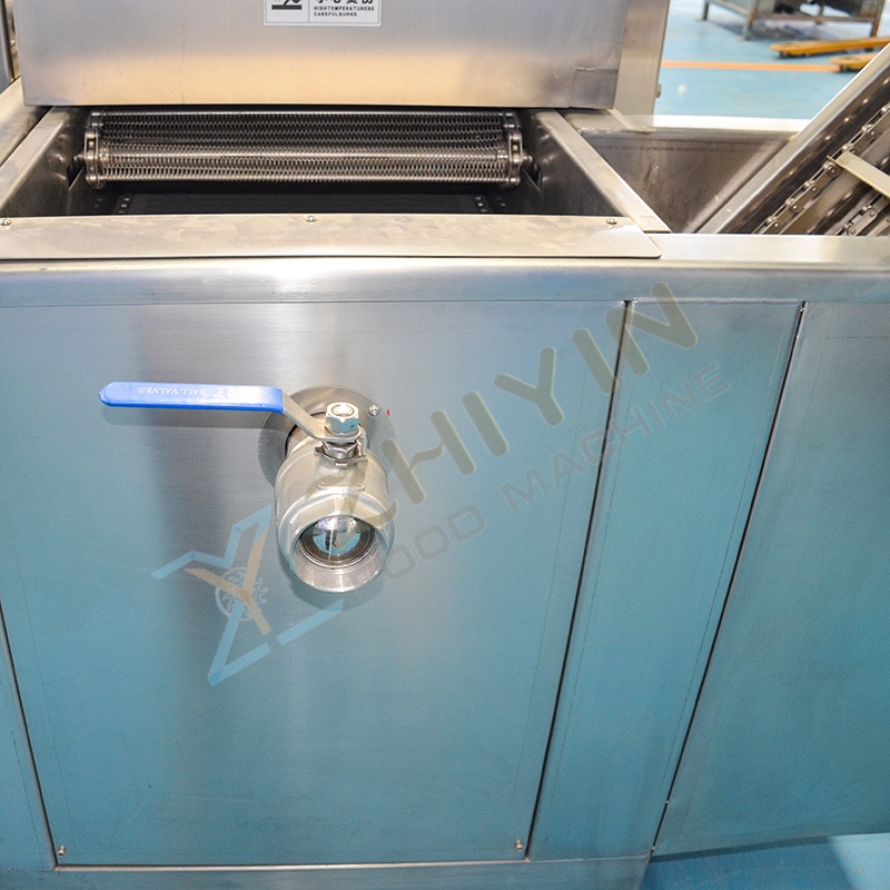 Food processing production line.-Industrial French fries continuous frying machine snacks fryer